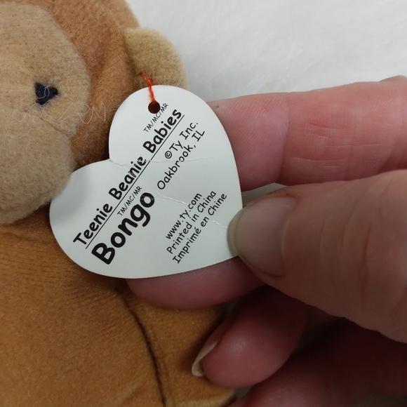 Teeny Beanie Babies, Bongo the Monkey - Picture 2 of 3